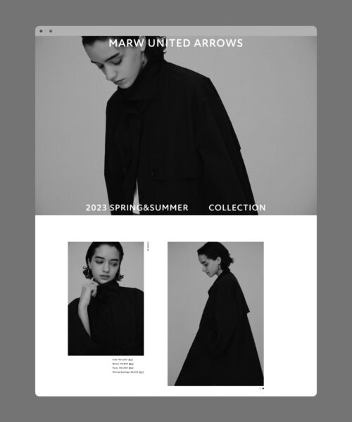 MARW UNITED ARROWS 23SS COLLECTION LOOK