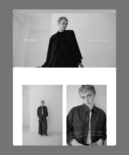 Demi-Luxe BEAMS 2023 AUTUMN&WINTER